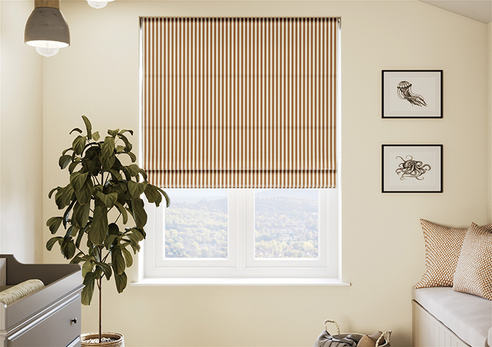 The British Stripe Co. Catherine, Teinbridge No.2 - Twist&Fit Roman Blind - Image 3